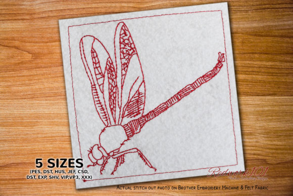Beautiful Dragonfly Embroidery Review