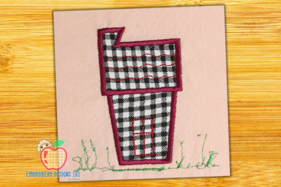 Cartoon House Applique Review for Seasonal Use