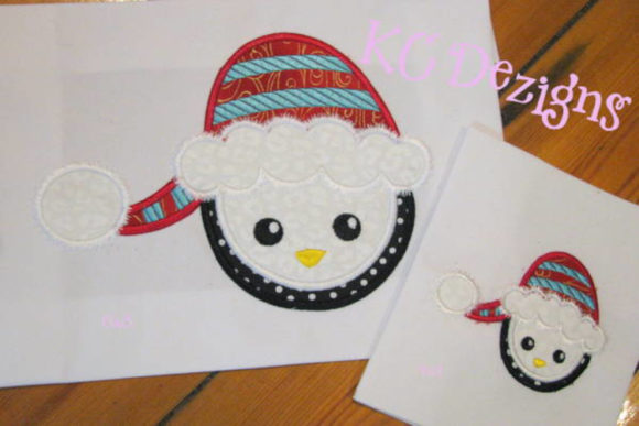 Christmas Penguin Face Embroidery Design Review