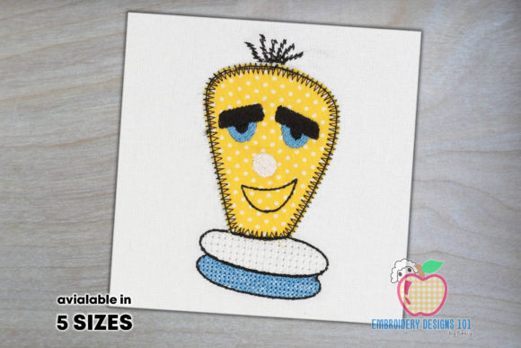 Funny Cartoon Lightbulb Embroidery Review
