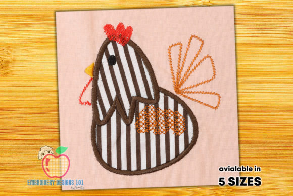 Hen Applique Embroidery Review