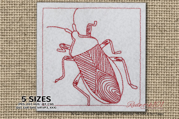 Heteroptera Bluework Embroidery Review