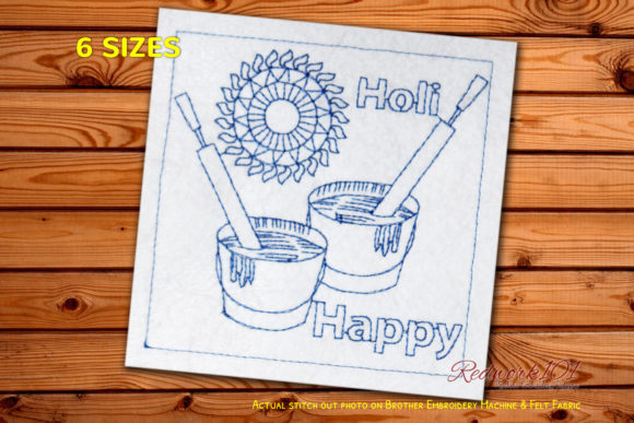 Pichkari of Colors with Sunshine Redwork
