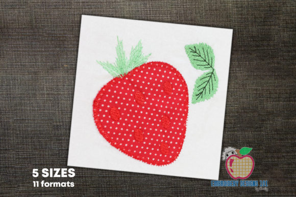 Strawberry with Leaf Applique Review