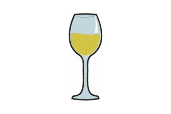 White Wine Glass Embroidery Review