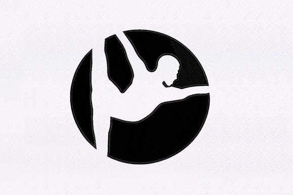 Woman Doing Yoga Embroidery Design Review